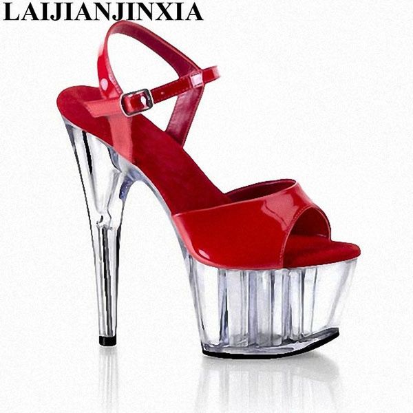 red shiny ankle strap 15cm high heels sandals open toe platform shoes womans fashions summer, Black
red shiny ankle strap 15cm high heels sandals open toe platform shoes womans fashions summer, Black