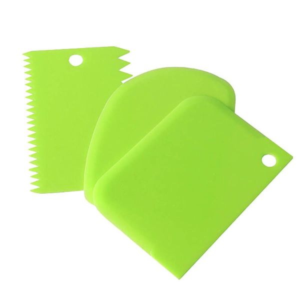 baking & pastry tools reusable cake cream spatula scrapers plastic kitchen durable non-stick surfaces green 3pcs/set
baking & pastry tools reusable cake cream spatula scrapers plastic kitchen durable non-stick surfaces green 3pcs/set
