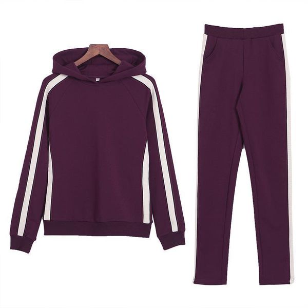 women's tracksuits women two piece sets tracksuit long sleeve side stripe stitching sweatshirts suits pants female clothes spring autu, Gray
women's tracksuits women two piece sets tracksuit long sleeve side stripe stitching sweatshirts suits pants female clothes spring autu, Gray