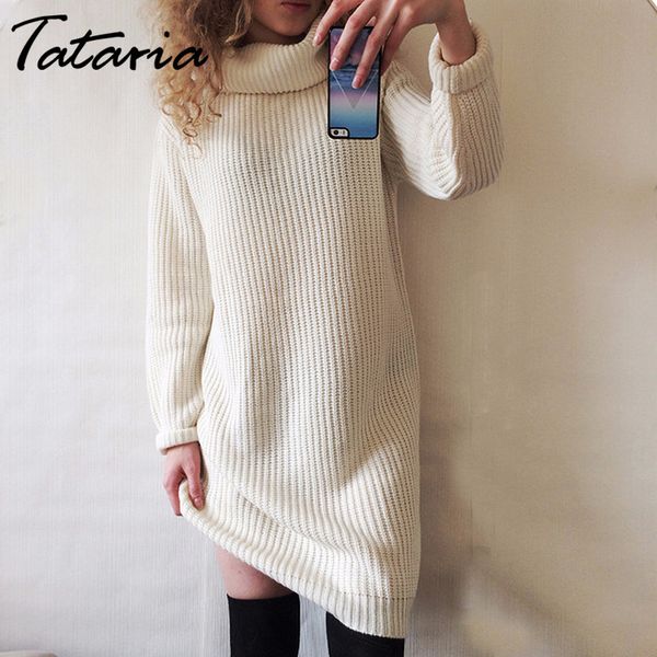 tataria women's turtleneck long sleeve winter knitted sweater women pullover ladies sweaters pull femme manche ue 210514, White;black
tataria women's turtleneck long sleeve winter knitted sweater women pullover ladies sweaters pull femme manche ue 210514, White;black