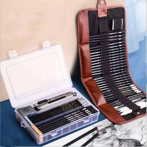gift sets 45pcs professional sketching drawing set graphite charcoal pencil kit carrying bag for art students school painting supplies
gift sets 45pcs professional sketching drawing set graphite charcoal pencil kit carrying bag for art students school painting supplies
