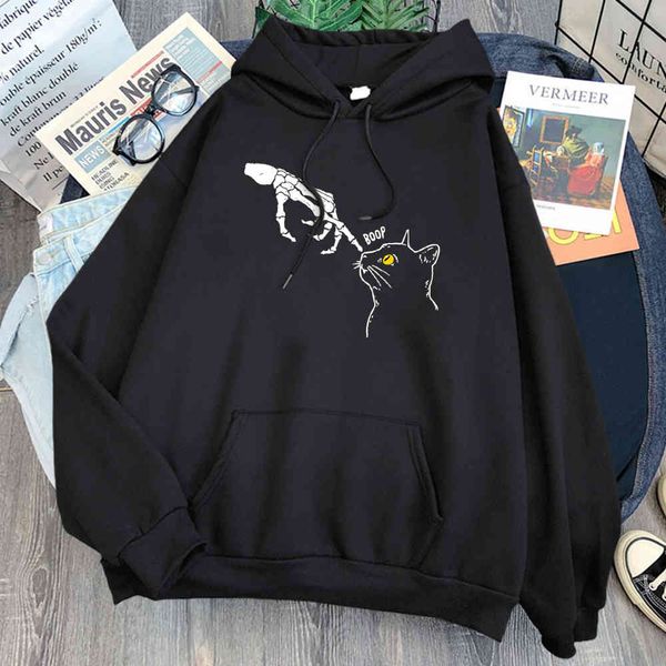 cat and hand men's casual wear hip hop style autumn new wool harajuku hoodie, Black
cat and hand men's casual wear hip hop style autumn new wool harajuku hoodie, Black
