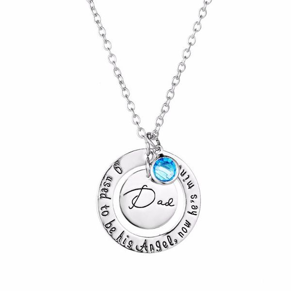 pendant necklaces ufooro father necklace blue crystal sweet jewelry for women love gift father's day distribution 2021, Silver
pendant necklaces ufooro father necklace blue crystal sweet jewelry for women love gift father's day distribution 2021, Silver