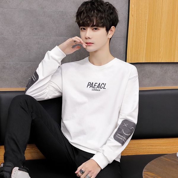 men's hoodies & sweatshirts pdd312 men's long sleeved sweater, conventional loose casual round neck t-shirt, youth spring and aut, Black
men's hoodies & sweatshirts pdd312 men's long sleeved sweater, conventional loose casual round neck t-shirt, youth spring and aut, Black