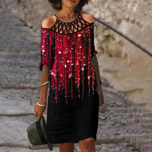 casual dresses summer for women hollow neck cold shoulder dress festival clothing female vestidos verano mujer, Black;gray
casual dresses summer for women hollow neck cold shoulder dress festival clothing female vestidos verano mujer, Black;gray