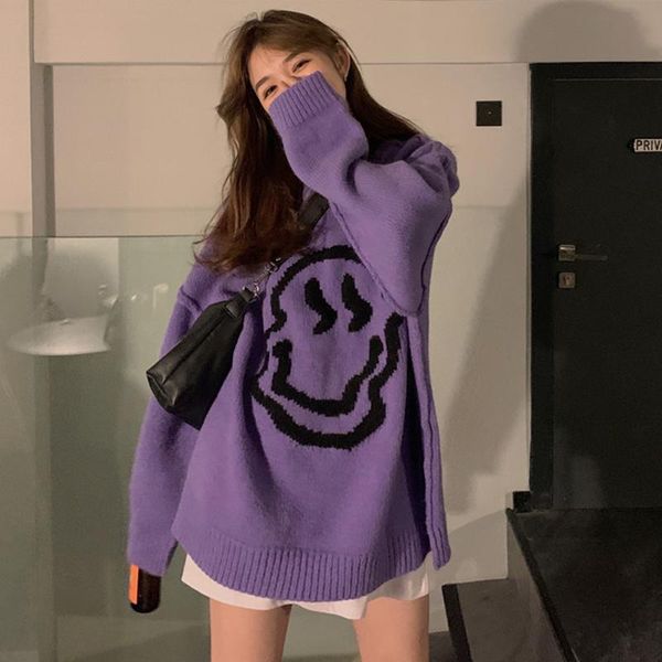 women's sweaters 2021 fashion clothing autumn and winter solid color pullovers loose sweater korean style long sleeve women, White;black
women's sweaters 2021 fashion clothing autumn and winter solid color pullovers loose sweater korean style long sleeve women, White;black