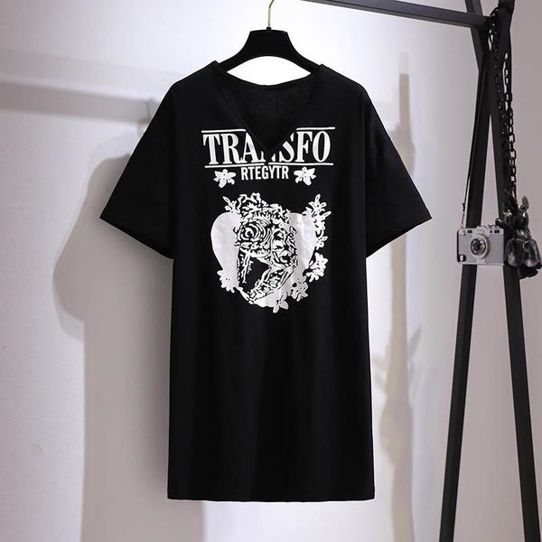 women's t-shirt 150kg plus size summer loose bf tyle v-neck long bust 157cm 6xl 7xl 8xl 9xl 10xl ins tide short-sleeved, White
women's t-shirt 150kg plus size summer loose bf tyle v-neck long bust 157cm 6xl 7xl 8xl 9xl 10xl ins tide short-sleeved, White