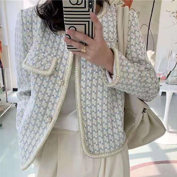 women's jackets graceful style tweed short korean fashion all match slim coat temperament spring autumn outerwear, Black;brown
women's jackets graceful style tweed short korean fashion all match slim coat temperament spring autumn outerwear, Black;brown