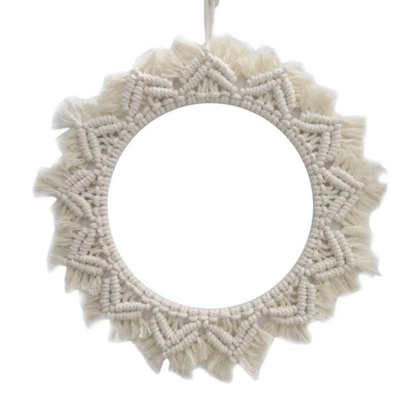 decorative objects & figurines nordic hand-woven mirror macrame wall hanging room decoration for apartment living
decorative objects & figurines nordic hand-woven mirror macrame wall hanging room decoration for apartment living