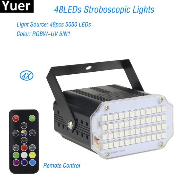 effects 4pcs/lot 48leds stage lighting strobe effect dj disco light sound voice control flash stroboscope rgb/uv/white party show lamp
effects 4pcs/lot 48leds stage lighting strobe effect dj disco light sound voice control flash stroboscope rgb/uv/white party show lamp
