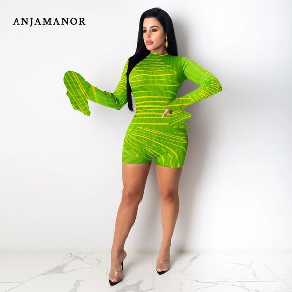 long sleeve backless bodycon rompers womens jumpsuit shorts fall 2021 sheer mesh printed club outfits d37-cz18 women's jumpsuits &, Black;white
long sleeve backless bodycon rompers womens jumpsuit shorts fall 2021 sheer mesh printed club outfits d37-cz18 women's jumpsuits &, Black;white