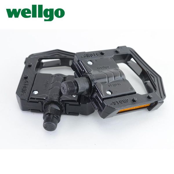bike pedals wellgo folding bicycle mtb mountain pedal aluminum folded 2 du bearing with reflector anti-slip parts f265
bike pedals wellgo folding bicycle mtb mountain pedal aluminum folded 2 du bearing with reflector anti-slip parts f265