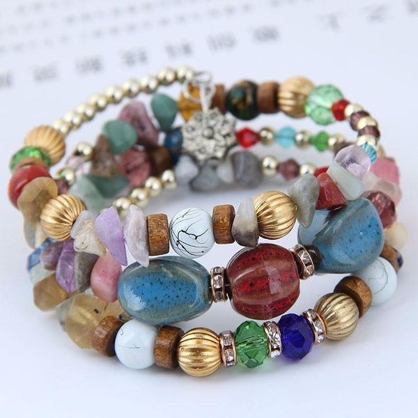 bohemian multilayer natural stone crystal charm bracelet and stretch metal lady fashion jewelry vintage gift bangle, Black
bohemian multilayer natural stone crystal charm bracelet and stretch metal lady fashion jewelry vintage gift bangle, Black