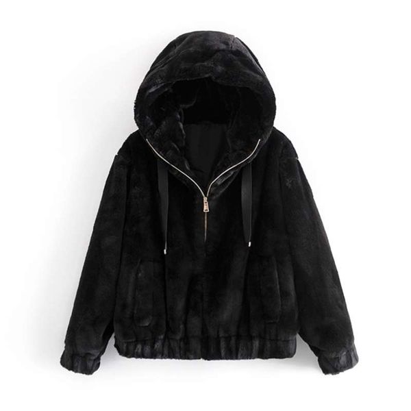 causal women black faux fur coats fashion ladies zipper jackets streetwear female thick hooded outercoat chic girl coat 210925
causal women black faux fur coats fashion ladies zipper jackets streetwear female thick hooded outercoat chic girl coat 210925