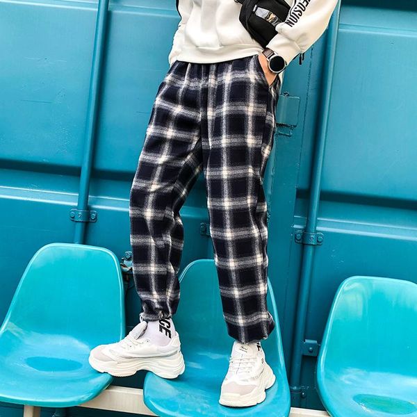 men's pants 2021 winter lattice printing harem hip hop casual cotton waist elastic trousers loose joggers sweatpants s-xl, Black
men's pants 2021 winter lattice printing harem hip hop casual cotton waist elastic trousers loose joggers sweatpants s-xl, Black