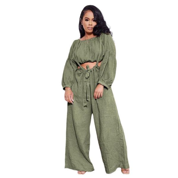 women's two piece pants 2021 autumn arrival tracksuit women set o-neck crop & long wide leg casual outfits wholesale, White
women's two piece pants 2021 autumn arrival tracksuit women set o-neck crop & long wide leg casual outfits wholesale, White