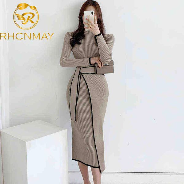 woman dress with belt vintage patchwork slim knitted midi dresses women autumn winter elegant sweater knit dress 2021 vestidos y1204, Black;gray
woman dress with belt vintage patchwork slim knitted midi dresses women autumn winter elegant sweater knit dress 2021 vestidos y1204, Black;gray