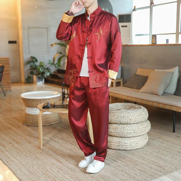 men's tracksuits 2021 brand men tracksuit 2 piece jacket and pants mens streetwear suits set chinese style plus size jogger sets for cl, Gray
men's tracksuits 2021 brand men tracksuit 2 piece jacket and pants mens streetwear suits set chinese style plus size jogger sets for cl, Gray