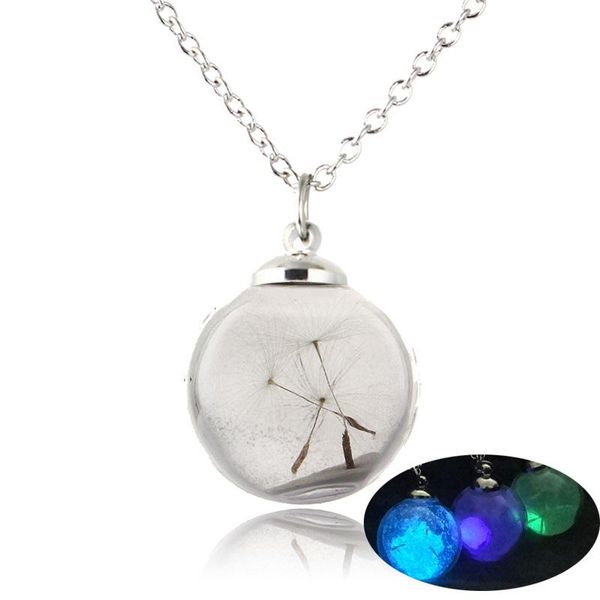 chains glow in the dark dandelion necklace charm luminous necklaces for woman crystal circle pendant night fluorescence light, Silver
chains glow in the dark dandelion necklace charm luminous necklaces for woman crystal circle pendant night fluorescence light, Silver