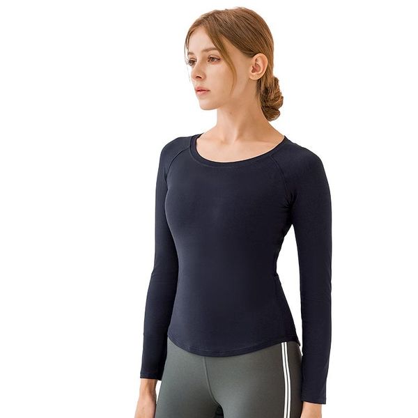 yoga outfit soft naked feel shirts shirttail-hem long sleeve nylon workout stretch fit sports t-shirt autumn fitness clothes
yoga outfit soft naked feel shirts shirttail-hem long sleeve nylon workout stretch fit sports t-shirt autumn fitness clothes