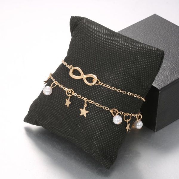 anklets fashion jewelry simple style gold multi-layer star beads pendant for women foot chain party accessories girl gifts, Red;blue
anklets fashion jewelry simple style gold multi-layer star beads pendant for women foot chain party accessories girl gifts, Red;blue