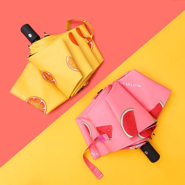 three fold black gum ultraviolet sunshade umbrella protection fresh fruit automatic
three fold black gum ultraviolet sunshade umbrella protection fresh fruit automatic