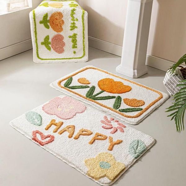 bath mats korean letter floral pattern home mat coral fleece bathroom carpet water absorption non-slip washable rug toilet floor
bath mats korean letter floral pattern home mat coral fleece bathroom carpet water absorption non-slip washable rug toilet floor