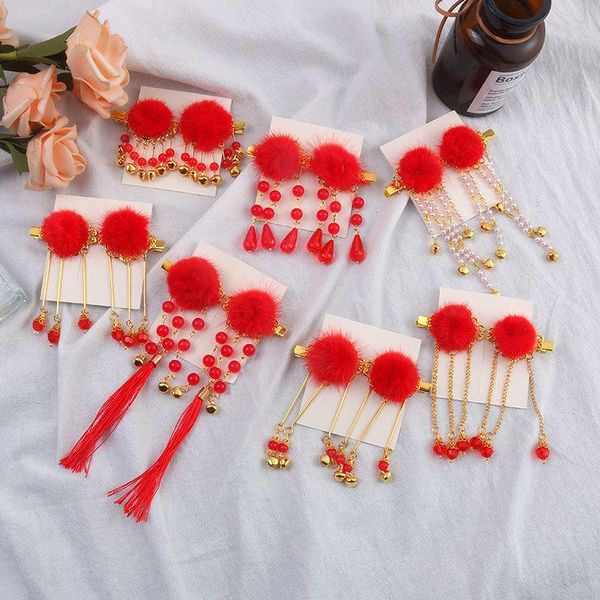 headdress children's year hairpin baby cute small red girls retro beautiful hair accessories girl clips & barrettes, Golden;silver
headdress children's year hairpin baby cute small red girls retro beautiful hair accessories girl clips & barrettes, Golden;silver