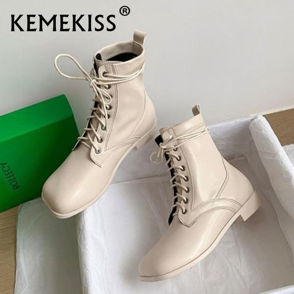 boots kemekiss fashion women shoes ankle flat heels lace up short boot winter vintage party ladies footwear size 34-39, Black
boots kemekiss fashion women shoes ankle flat heels lace up short boot winter vintage party ladies footwear size 34-39, Black