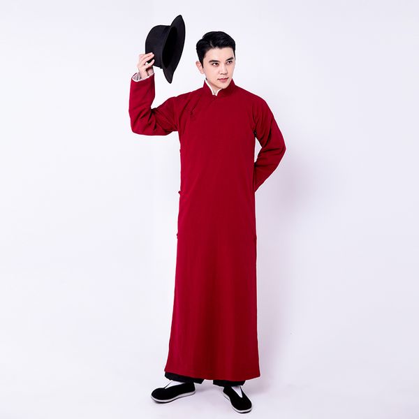 tang suit ethnic clothing for man chinese traditional long robe crosstalk stage wear oriental costume groomsmen retro male red qipao dress g
tang suit ethnic clothing for man chinese traditional long robe crosstalk stage wear oriental costume groomsmen retro male red qipao dress g