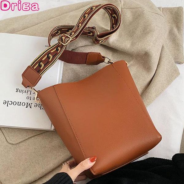 driga women bucket shoulder messenger bags 2021 fashion handbags female solid color large capacity vintage pu leather
driga women bucket shoulder messenger bags 2021 fashion handbags female solid color large capacity vintage pu leather