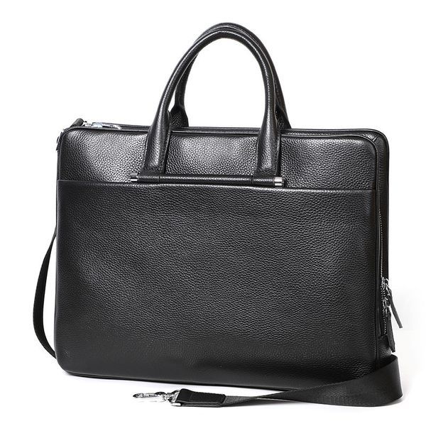 briefcase large capacity leather men's handbag bag business travel single shoulder messenger
briefcase large capacity leather men's handbag bag business travel single shoulder messenger