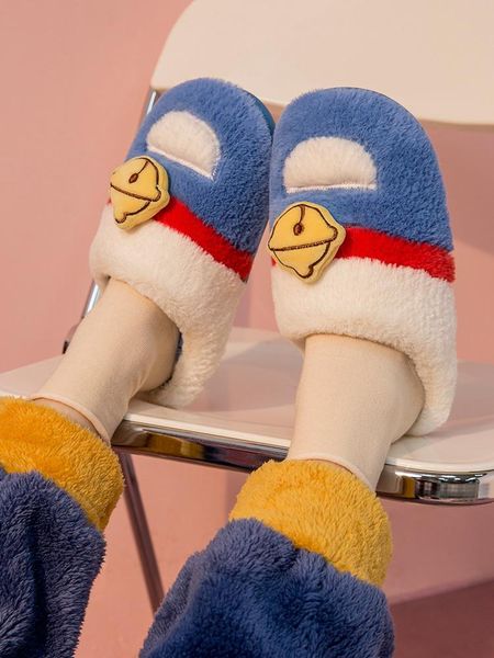 slippers cotton female lovely autumn and winter plush bell lovers home indoor cartoon warm male, Black
slippers cotton female lovely autumn and winter plush bell lovers home indoor cartoon warm male, Black