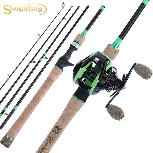 sougayilang portable 5 sections fishing rod 1.8-2.4m ultralight carbon fiber casting with 13bb baitcsting reel combo
sougayilang portable 5 sections fishing rod 1.8-2.4m ultralight carbon fiber casting with 13bb baitcsting reel combo