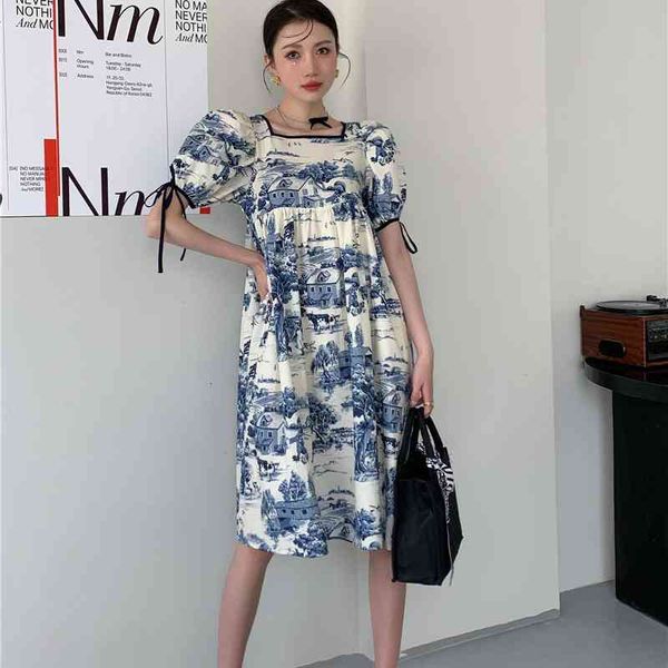 casual dresses oil painting vintage puff sleeve long women summer square neck short designer aesthetic 0zcx, Black;gray
casual dresses oil painting vintage puff sleeve long women summer square neck short designer aesthetic 0zcx, Black;gray
