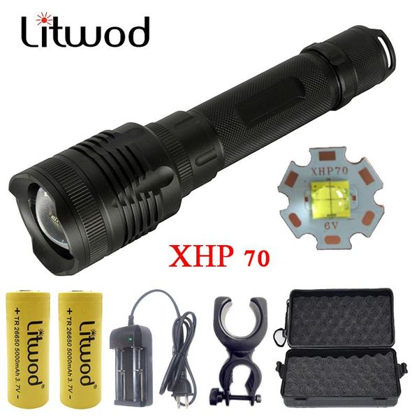 litwod z20p78 cree xhp70 32w chip lamp powerful zoom lens tactical led torch 10000mah 26650 battery high light flashlights torche torches
litwod z20p78 cree xhp70 32w chip lamp powerful zoom lens tactical led torch 10000mah 26650 battery high light flashlights torche torches