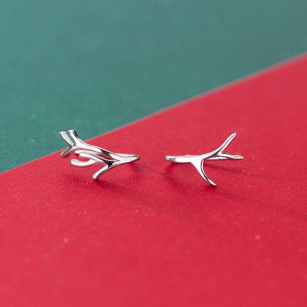 hoop & huggie 925 sterling silver ear hook female korean christmas series simple asymmetrical antler branch earrings ornament, Golden;silver
hoop & huggie 925 sterling silver ear hook female korean christmas series simple asymmetrical antler branch earrings ornament, Golden;silver