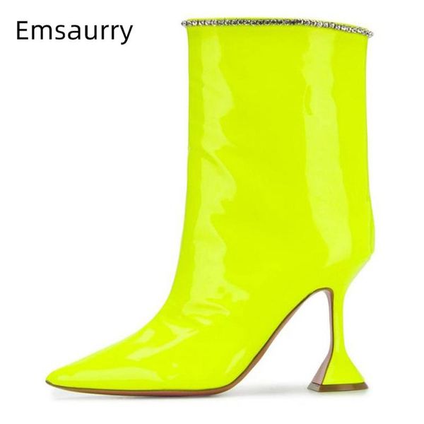 boots luxury velvet pointed toe short women high goblet heel jeweled crystal slip-on botas rhinestone runway, Black
boots luxury velvet pointed toe short women high goblet heel jeweled crystal slip-on botas rhinestone runway, Black