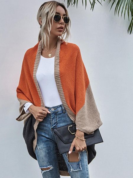 women's knits & tees batwing sleeve long cardigan women sweater 2021 autumn winter open stitch knitted coat streetwear patchwork, White
women's knits & tees batwing sleeve long cardigan women sweater 2021 autumn winter open stitch knitted coat streetwear patchwork, White