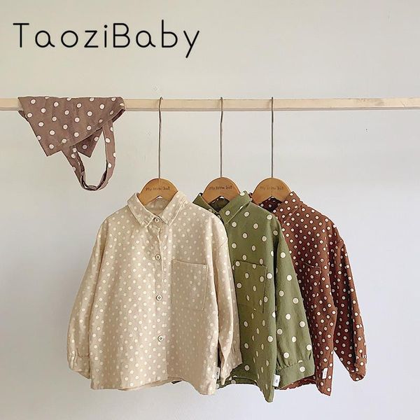 shirts girls dot lapel shirt 2021 spring and autumn children clothes korean style fashion long sleeve, White;black
shirts girls dot lapel shirt 2021 spring and autumn children clothes korean style fashion long sleeve, White;black