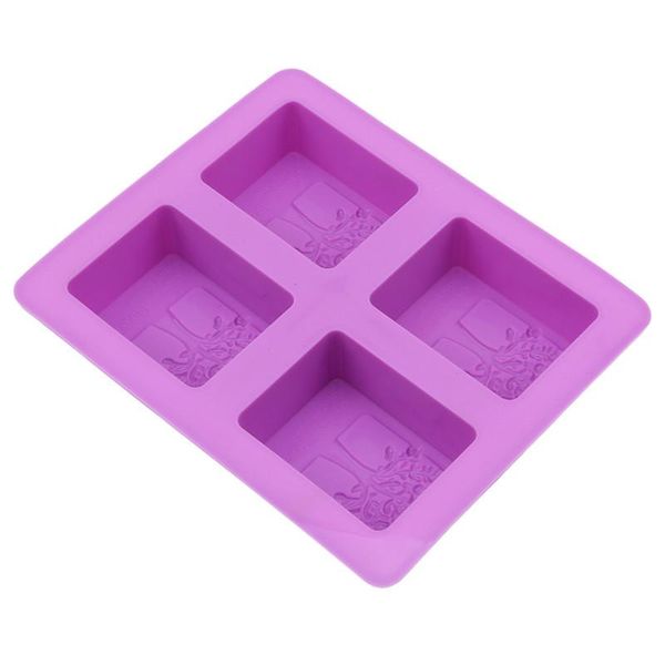 purple rectangle silicone mold tree shaped 4 hole square soap arts and crafts chocolate cake molding hand making tools craft
purple rectangle silicone mold tree shaped 4 hole square soap arts and crafts chocolate cake molding hand making tools craft