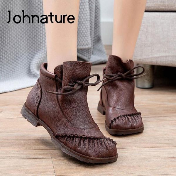 boots johnature women genuine leather lace-up retro shoes 2021 square toe flat with handmade concise leisure platform, Black
boots johnature women genuine leather lace-up retro shoes 2021 square toe flat with handmade concise leisure platform, Black
