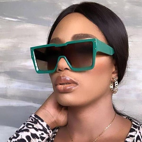 sunglasses 2021 fashion brand design oversized women men one-piece lens designer trend green sun glasses square eyewear, White;black
sunglasses 2021 fashion brand design oversized women men one-piece lens designer trend green sun glasses square eyewear, White;black