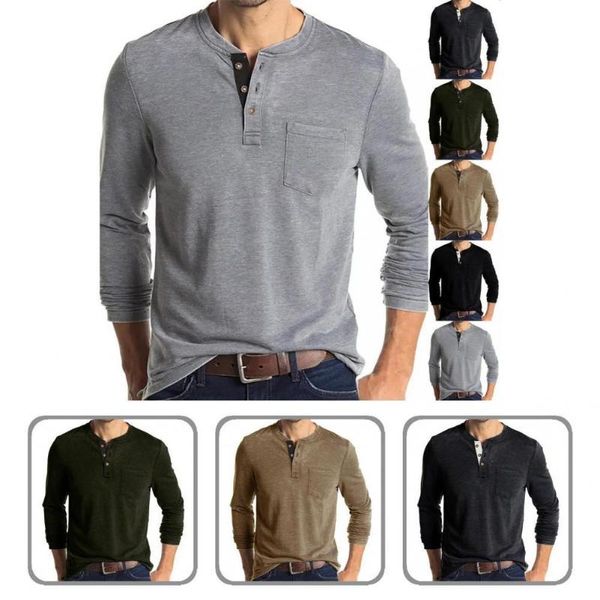 men's casual shirts stylish basic shirt o-neck pocket slim fit bottoming pullover men, White;black
men's casual shirts stylish basic shirt o-neck pocket slim fit bottoming pullover men, White;black