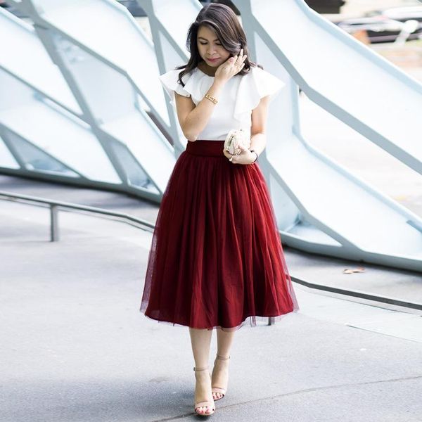 skirts burgundy 2 layers tulle skirt for women pleated bow on the back selastic waist petticoat bridesmaids midi overskirts, Black
skirts burgundy 2 layers tulle skirt for women pleated bow on the back selastic waist petticoat bridesmaids midi overskirts, Black