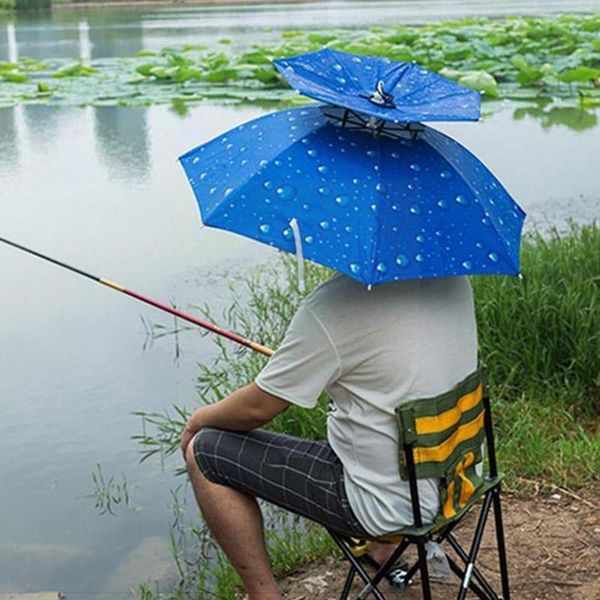 outdoor hats fishing umbrella hat double-layer -mounted windproof and sunshade folding rainproof overh r7u6, Black;white
outdoor hats fishing umbrella hat double-layer -mounted windproof and sunshade folding rainproof overh r7u6, Black;white