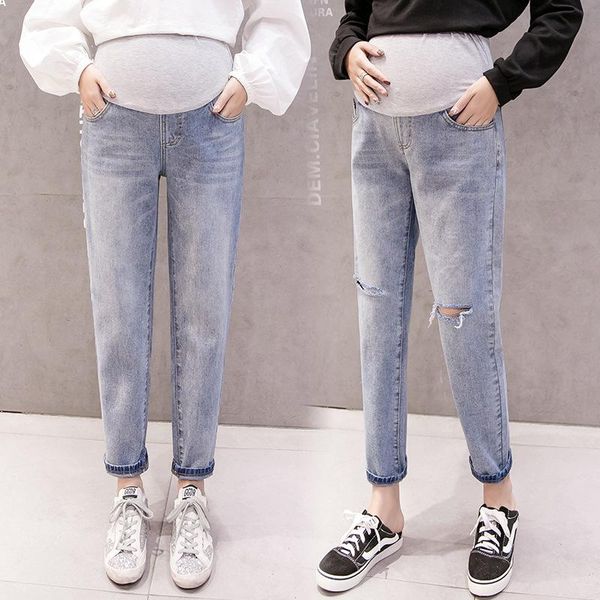 maternity bottoms 2021 mom denim overall trousers women jeans pregnant harem prop pants clothing for clothes plus size, White
maternity bottoms 2021 mom denim overall trousers women jeans pregnant harem prop pants clothing for clothes plus size, White