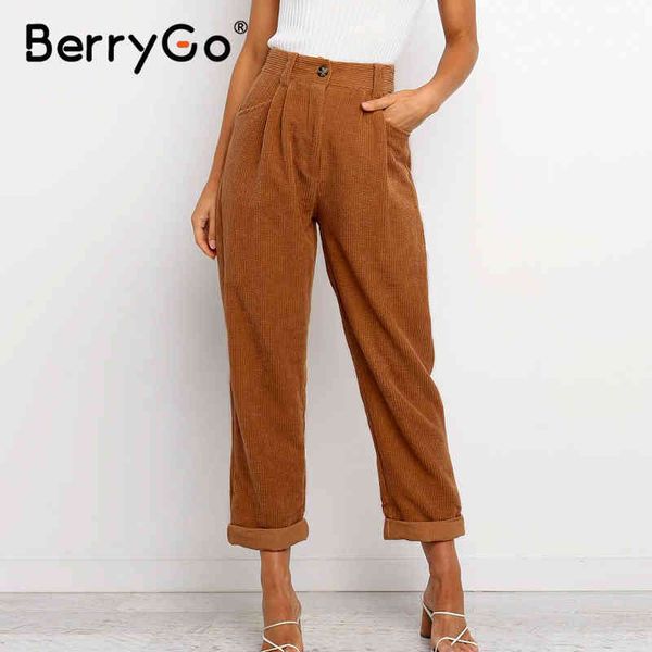 berrygo casual crimping women corduroy pants bottoms little flexible female autumn pencil middle waist ladies trousers 210513, Black;white
berrygo casual crimping women corduroy pants bottoms little flexible female autumn pencil middle waist ladies trousers 210513, Black;white