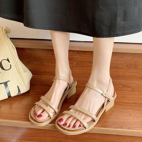 sandals shoes women slippers summer 2021 heel women's fashion button sandales femmes sandalias, Black
sandals shoes women slippers summer 2021 heel women's fashion button sandales femmes sandalias, Black
