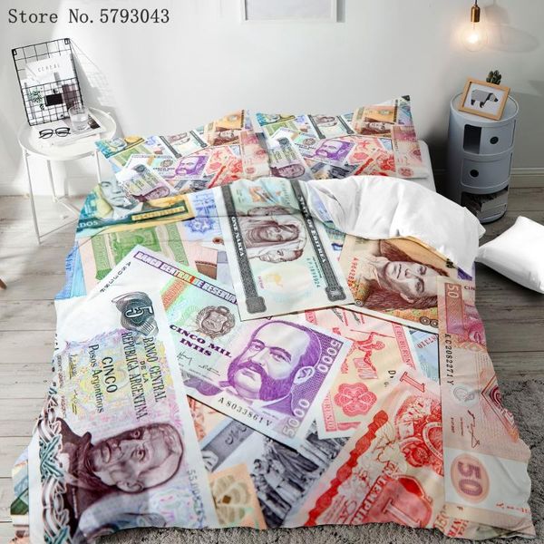 2/3 pieces paper money bedding set banknote duvet cover for kids bed quilt living room pillowcase sets
2/3 pieces paper money bedding set banknote duvet cover for kids bed quilt living room pillowcase sets